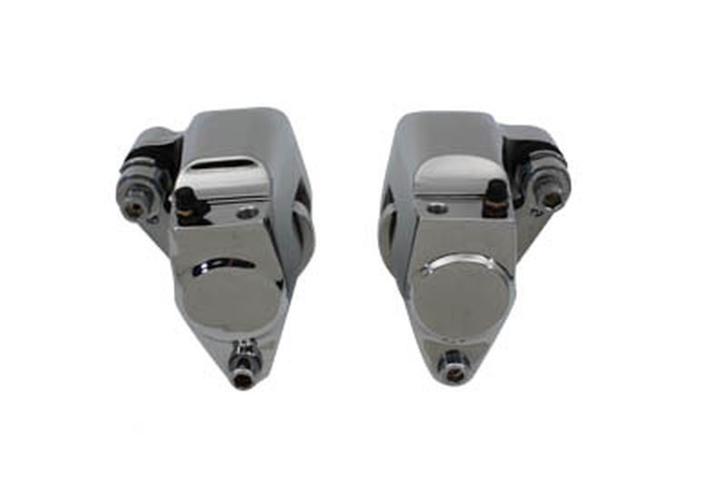 Chrome FRONT LEFT Brake Caliper 11.5/" Disc Rotor KIT 1984-1999 Harley XL FXD FXR