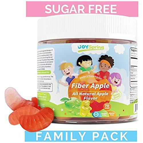 Fiber Gummies for Kids Fruity Sugar Free Kids Fiber Gummy Gluten