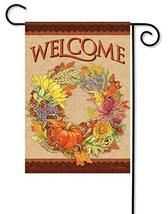Colors of Fall Welcome Garden Flag - 2 Sided Message,12&quot; x 18&quot; - $18.99