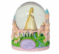 Rapunzel snowglobe Disney snowdome Barbie Tangled Sankyo princess music box vtg - $94.05