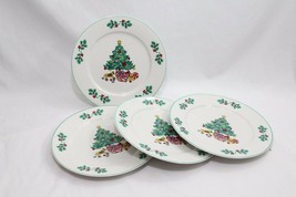 Gibson Holly Tree Dinner Plates 10.5&quot; Set of 4 - $24.99