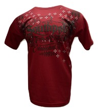 Southpole Branded Truth &amp; Liberty Graphic Red Men&#39;s T-Shirt Small &amp; Medium - $18.99