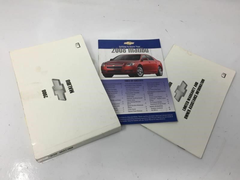 2008 Chevrolet Malibu Operator Owners Manual User Guide W373G - Owner