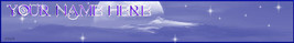 Custom Designed Web banner Moon Stars  Mountain top Night Website Banner... - $7.00