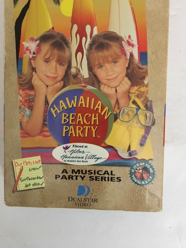 Youre Invited to Mary Kate & Ashleys Hawaiian Beach Party Vhs-TESTED ...