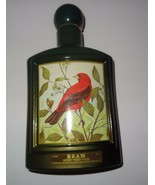 Vintage Empty  JIM BEAM Bourbon Whiskey Bottle J. Lockhart Scarlet Tanager - $21.04