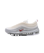 Nike Air Max 97 QS Men&#39;s White Bright Silver Sport Running shoes AT5458-100 - $146.88