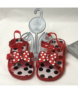 Disney Store Minnie Mouse Plastic Jelly Sandals Girls 9 NEW - $17.81