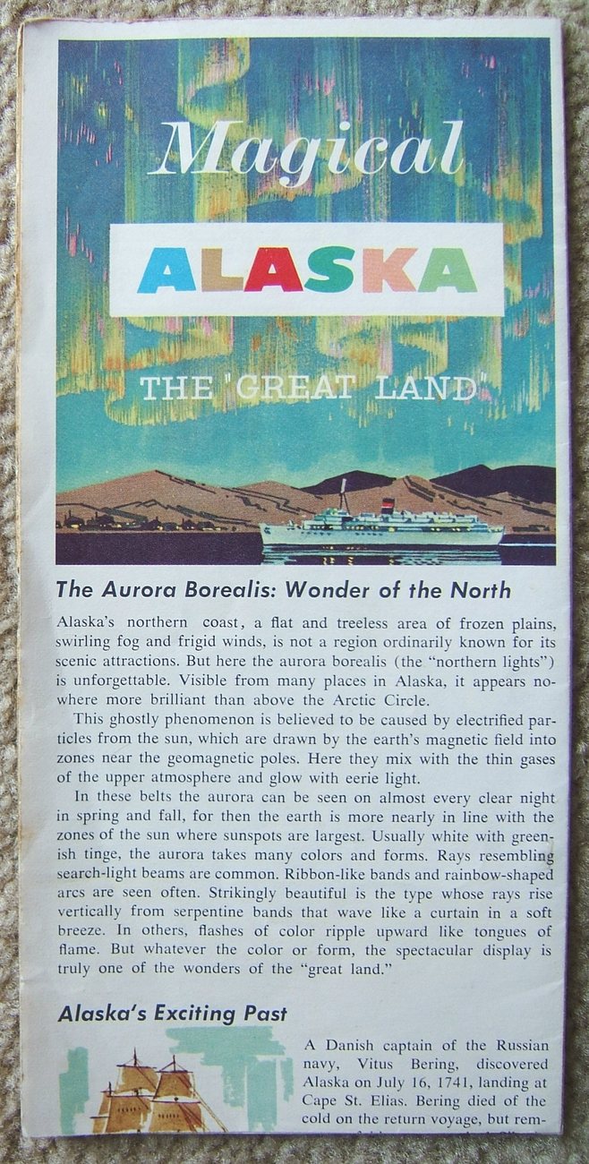 Vintage ALASKA 49TH STATE MAP 1959 WESTINGHOUSE ADS with LUCILLE BALL ...