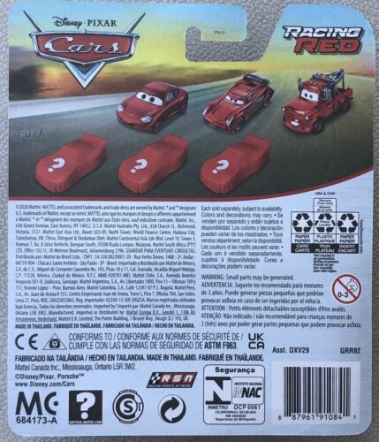 disney pixar cars racing red