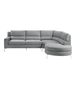  Alfio 102.5 in. W Upholstery 2-Piece Sectional Sofa with Right Chaise i... - $1,636.21
