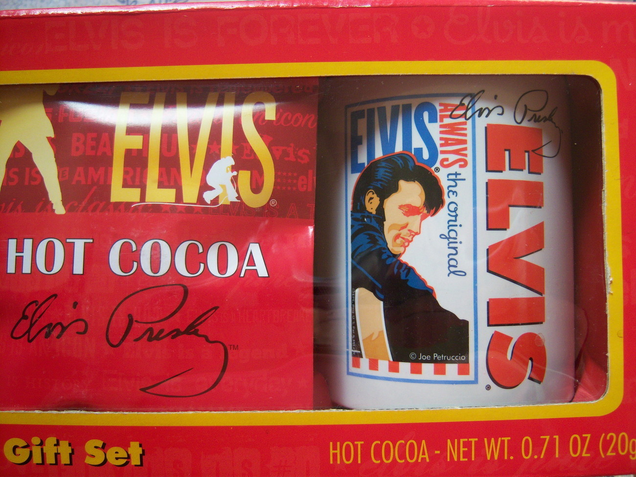 Elvis Presley Mug Gift Set New In Box Cups Cocoa Collectible *SALE