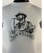 Vintage Don Williams T Shirt 1984 Tour Single Stitch Tour Band Tee 80s U... - $69.99