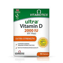 Ultra Vitamin D3 2000IU Tablets x 96 - $12.27