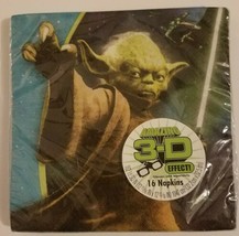 Star Wars Feel The Force 3D Birthday Party Lunch Napkins 16 Per Package New - $4.94