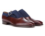 blue and brown shoes