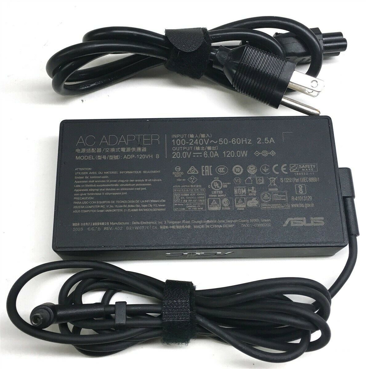 Genuine Asus Laptop Charger AC Power Adapter ADP-120VH B 20V 6A 120W 4 ...