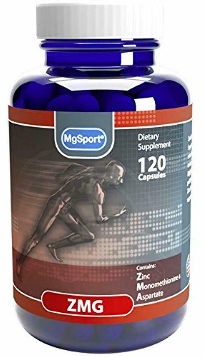 MgSport Muscle Recovery Zinc and Magnesium Supplement, ZMAgnesium 120
