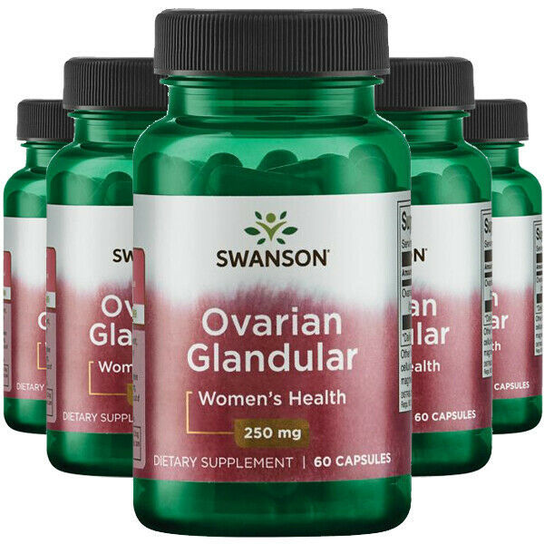 Raw Ovarian Glandular 250 mg 5X60 Caps