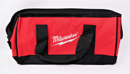 MILWAUKEE TOOL BAG 13x7x6.25&quot; RED WITH BLACK, HOLDS UP TO 1-2 TOOLS+ - NEW - $21.75
