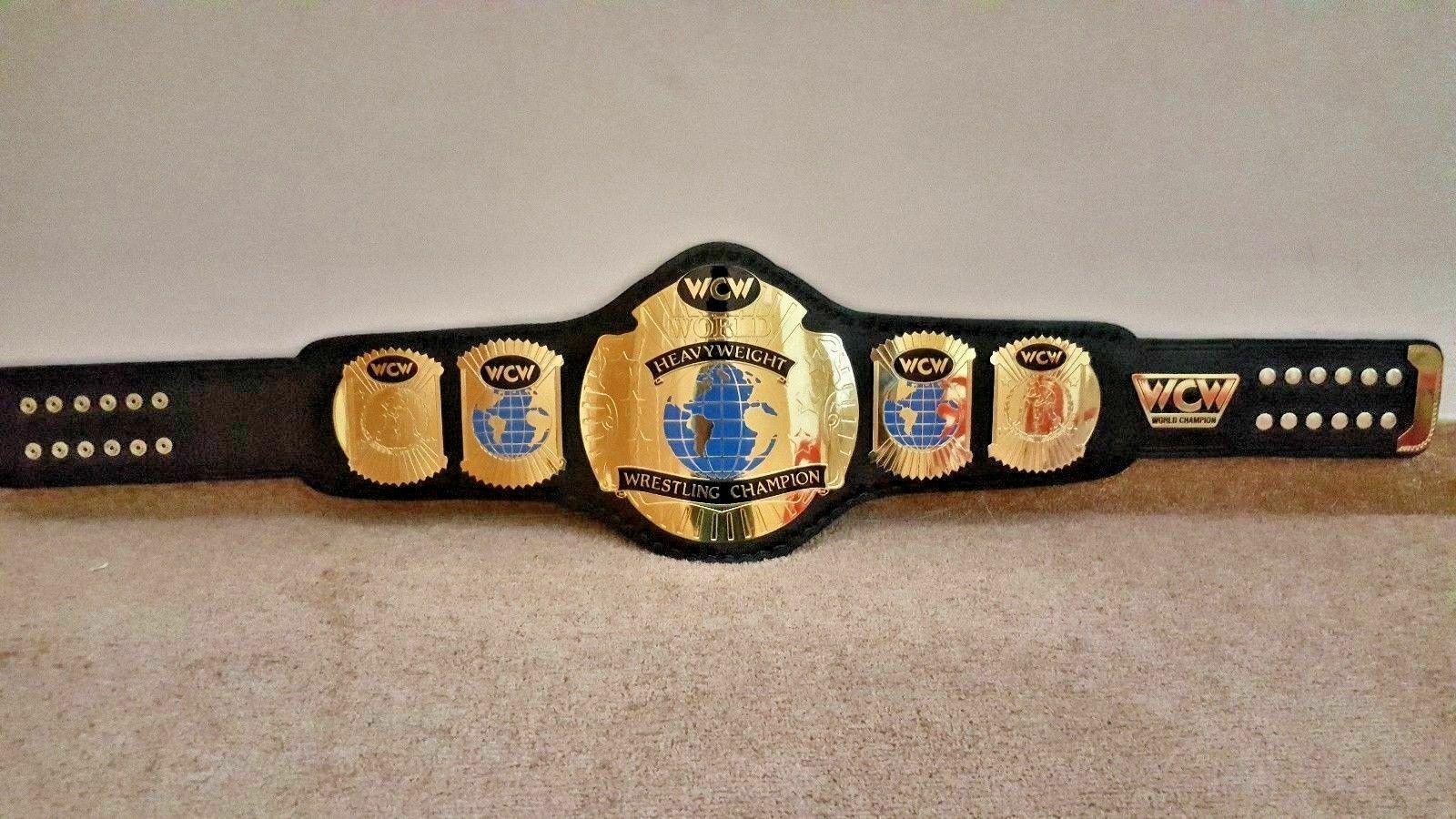 WCW World Heavyweight Wrestling Championship Belt.Adult Size.(2mm.