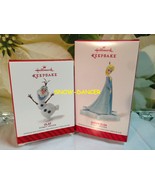 Hallmark 2014 Keepsake Ornaments Queen Elsa &amp; Olaf Disney Frozen - $49.99