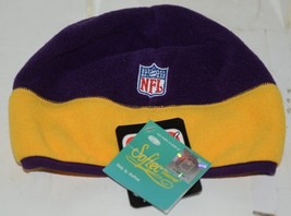 Puma Pro Line Authentic NFL Licensed Minnesota Vikings Purple Yellow Beanie image 1