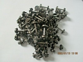 Rapido # 102088 Wheels Metal 36" (Code110) 100 Axles per Pack, HO Scale image 1