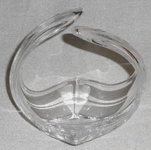 Cofrac ART VERRIER Art Glass Basket FRANCE Signed - $29.69