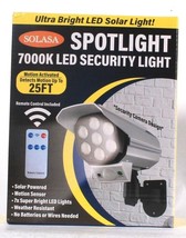Solasa Ultra Bright 7000K LED Solar Security Spotlight Motion Activated To 25ft