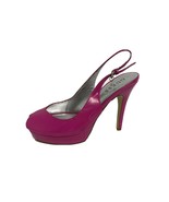 Guess women&#39;s Lyrical slingback sandals heels fuchsia size 6M - $21.30