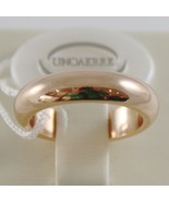 SOLID 18K YELLOW GOLD WEDDING BAND UNOAERRE RING 10 GRAMS MARRIAGE MADE ... - $1,339.97