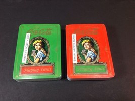MISS MARION DAVIES COCA COLA COKE DECK PLAYING CARDS Set 2 Decks Vintage... - $12.19
