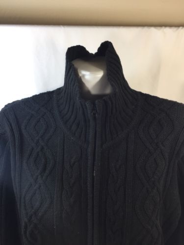 st john's bay zip up sweater