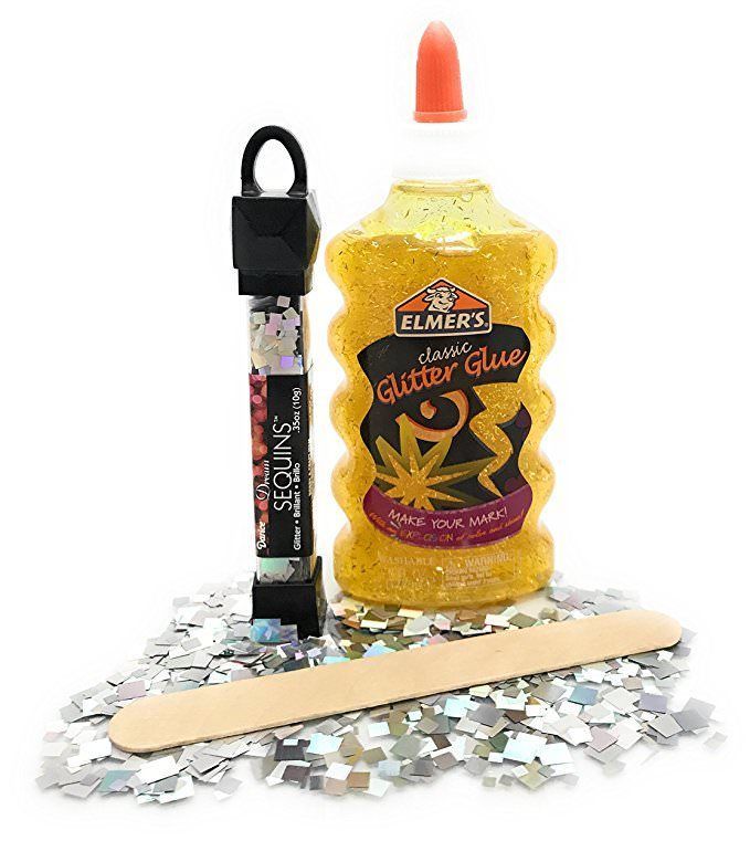 ELMERS Essentials Yellow Glitter Elmer's Glue Yellow Glitter Glue BEST