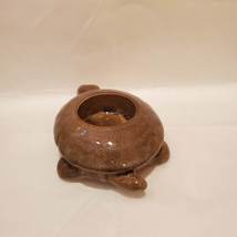 Vintage Handmade Turtle Tealight Candle Holder or Air Plant Holder, Ceramic Pot image 7