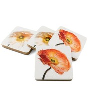 Thirstystone Congo Sunset Poppy Wood and Enamel Coasters - $12.99