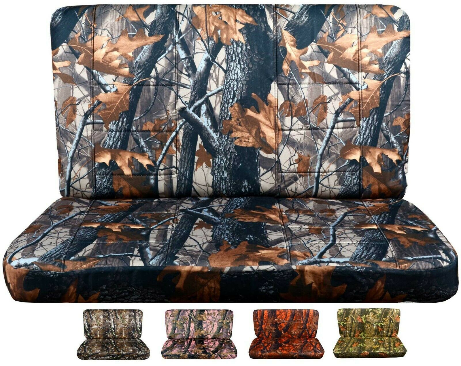 Car Seat covers Fits Ford F100 pickup 1953 to 1978 Front Bench,Tree camouflage