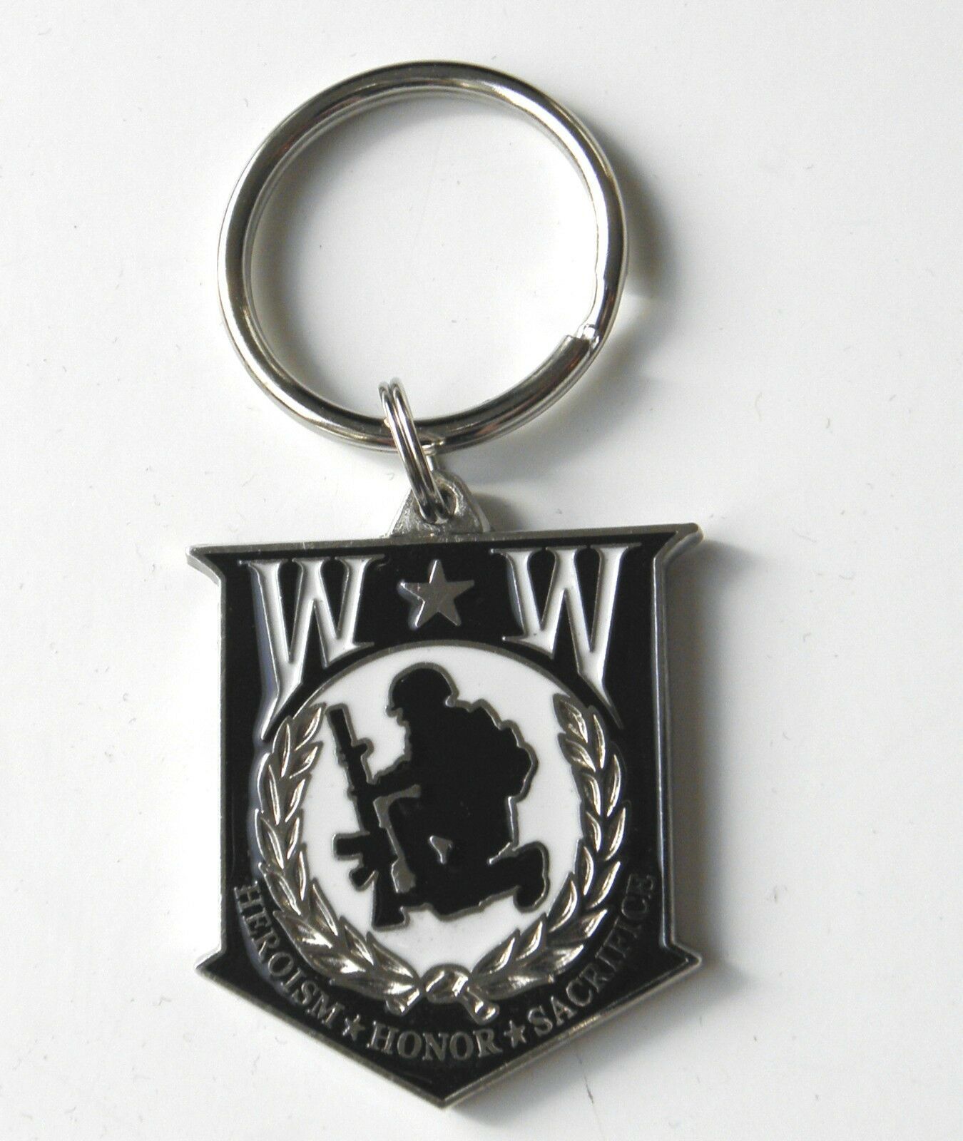 WOUNDED WARRIOR SPECIAL KEYRING KEY RING CHAIN 1.5 INCHES