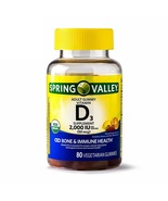Spring Valley Vitamin D3 Gummies Bones &amp; Immune Health 2000 IU 80 Gummies - $15.60