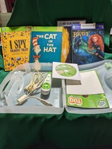 Leap Frog Tag Pen, Case  and 4 Books TESTED WORKS - $23.03