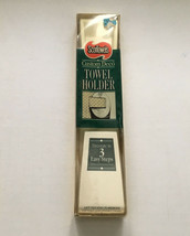 vintage custom deco paper towel holder scot towels plastic  still in box  - $29.70