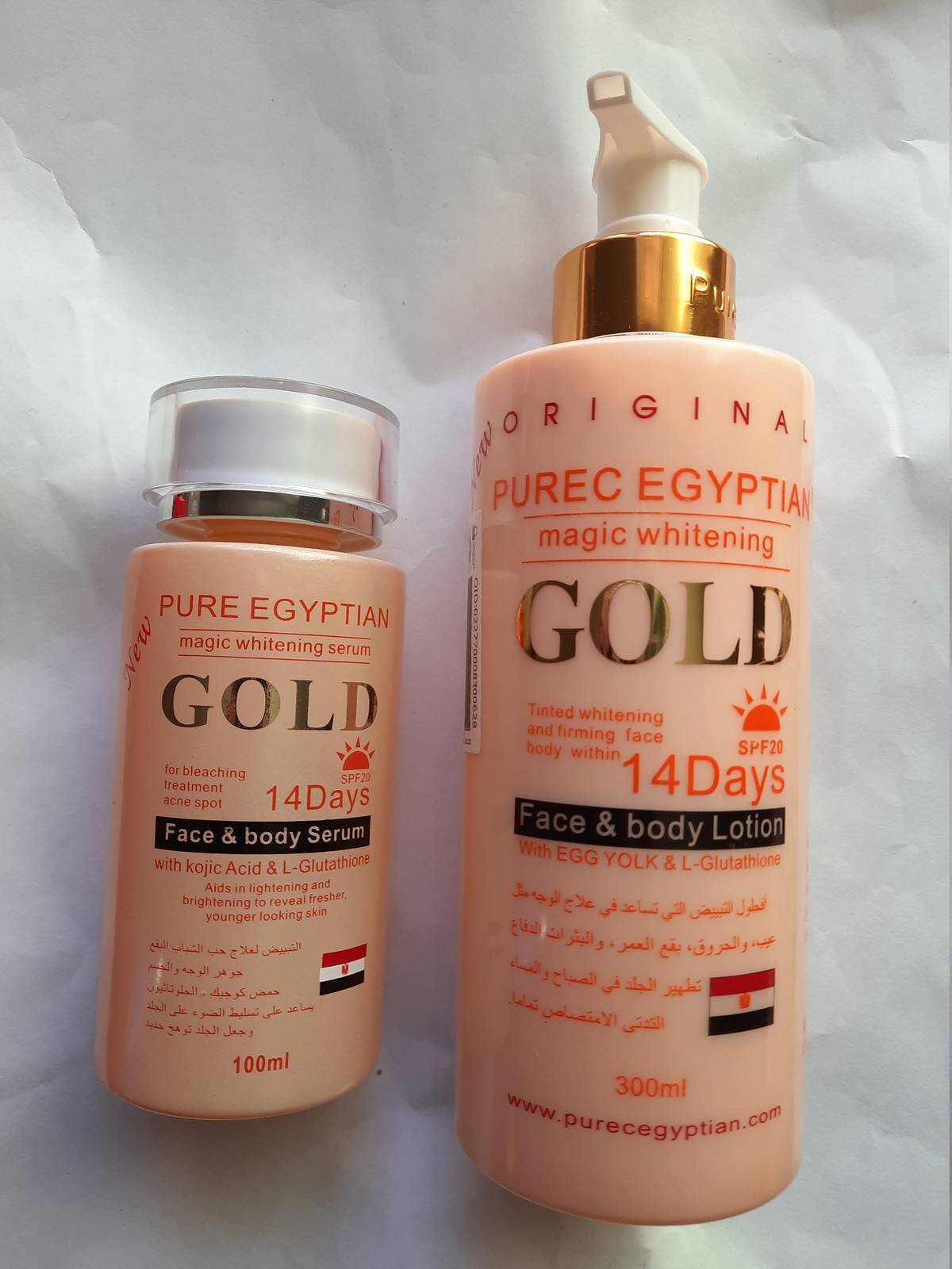 Primary image for Purec Egyptian magic gold lotion and purec Egyptian magic gold serum