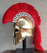 Medieval Wearable Greek Corinthian Helmet Free Leather Liner Knight helmet