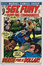 Sgt Fury #102 ORIGINAL Vintage 1972 Marvel Comics Death for a Dollar image 1