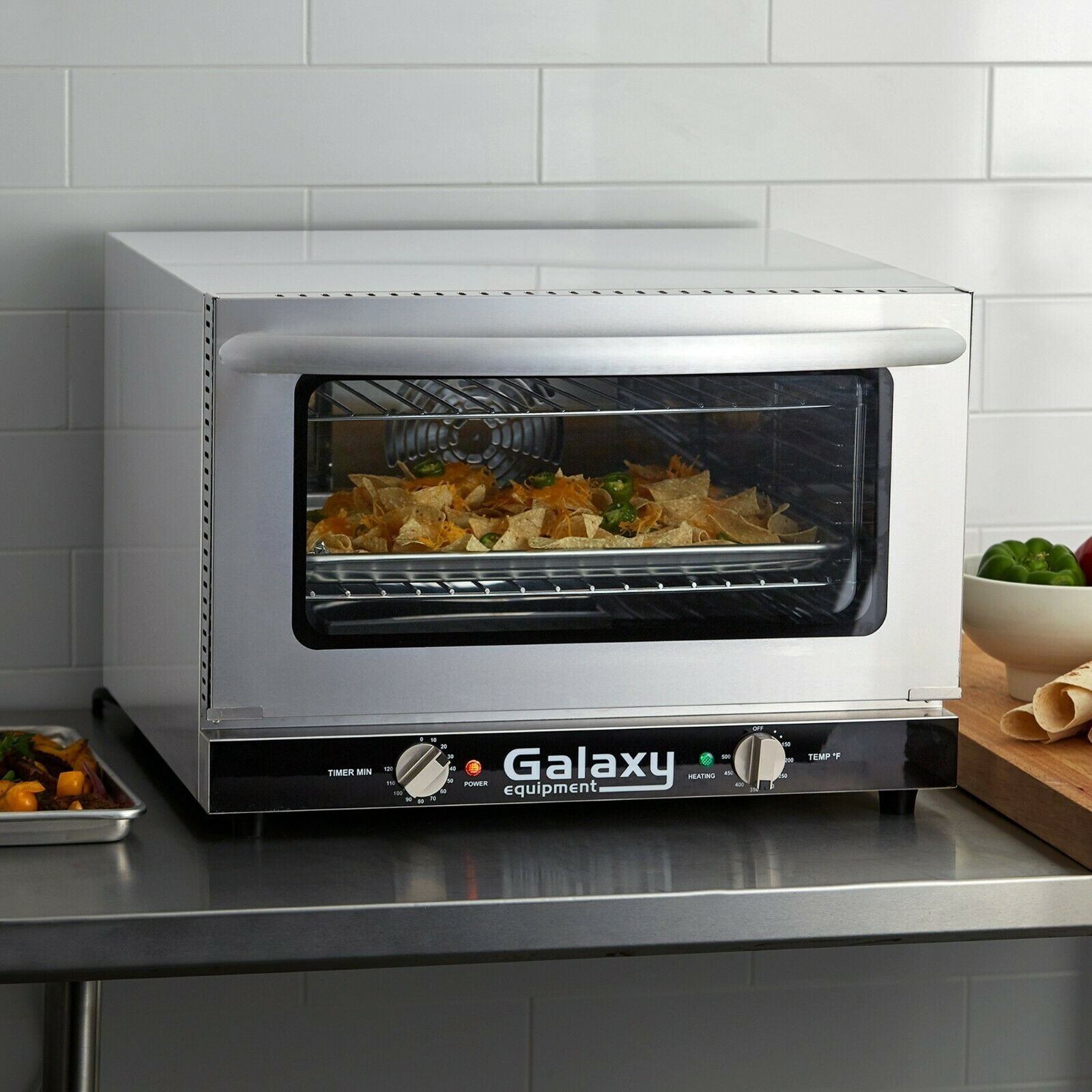 NEW Commercial Half Size Countertop Convection Oven 1.5 Cu. Ft. 120V, 1600W Convection Ovens