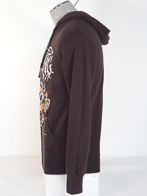 Billabong Signature Skull Graphics Brown Hoodie Hooded Sweat Jacket Men/'s NWT