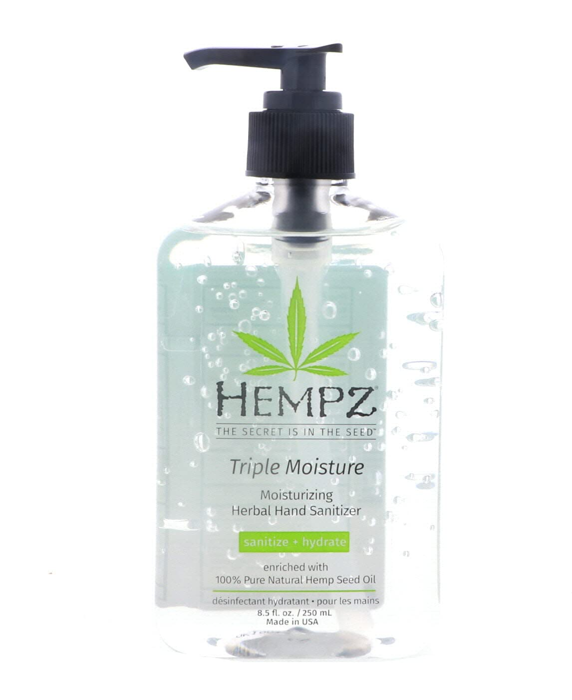 Hempz Triple Moisture Hand Sanitizer, 8.5 fl oz Hempz