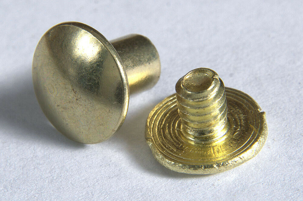 1/4", 3/8", 1/2" HILASON HORSE SADDLE TACK CHICAGO SCREW set of 10, 50