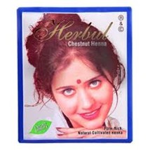 Herbul Henna Hair Color Chestnut Henna Pure Rich Natural Product 6x10g - $5.99